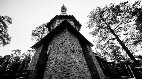 Arquitetura Ilha Valaam Parte Norte Lago Ladoga República Carélia Federação — Fotografia de Stock