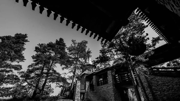 Chapel Looks Fortress Northern Part Lake Ladoga Republic Karelia Russian — Stock Photo, Image