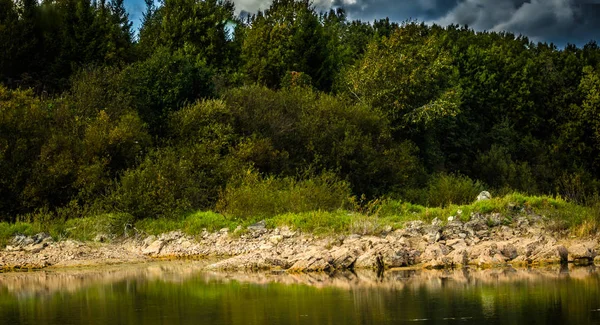 Sandigen Hügeln See Der Sandigen Schlucht Warmen Farben Hintergrund Gelber — Stockfoto