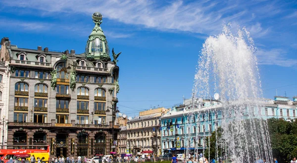 Kitap Evi Petersburg Rusya Haziran 2019 Nevsky Prospekt Eliseyev Emporium — Stok fotoğraf