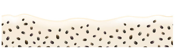 Векторный фон семян чиа
