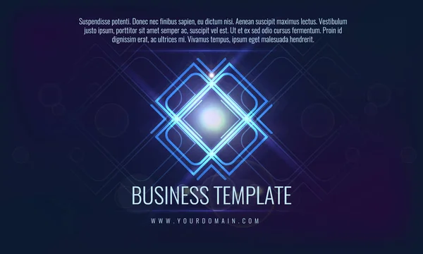 Vector business cover template. Also available for Corporate annual report, advertising, marketing brochure, flyer leaflet cover. — Stock Vector