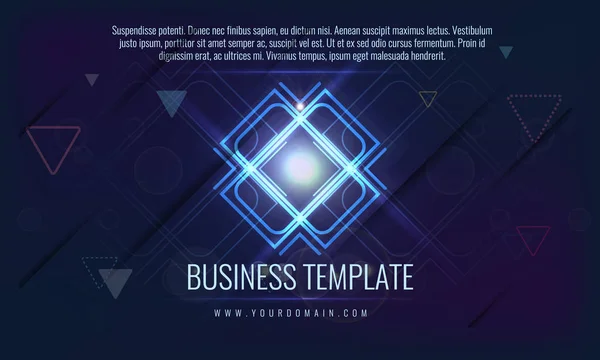 Vector business cover template. Also available for Corporate annual report, advertising, marketing brochure, flyer leaflet cover. — Stock Vector