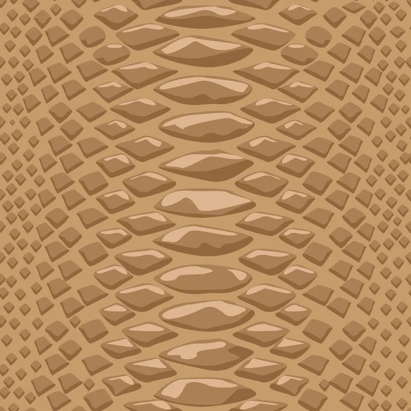 Snake skin sömlös bakgrund. Platt och enfärgad stil vektorillustration. — Stock vektor