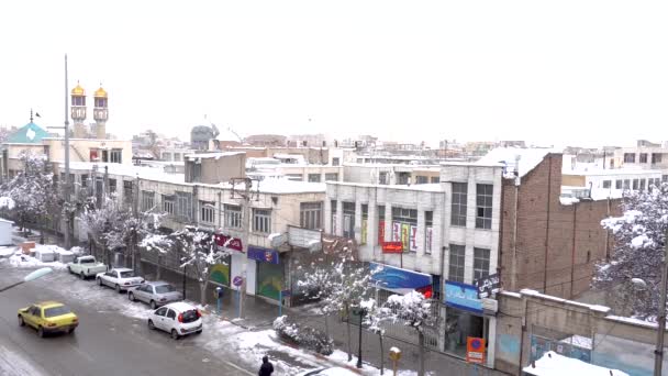 Neige en Iran. Iran Ardabil - 15 février 2019 — Video