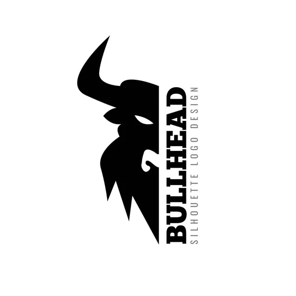 Bull Taurus Logo Template. Ilustração vetorial plana . —  Vetores de Stock