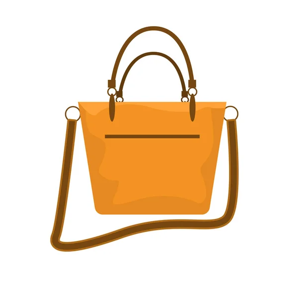 Moderne und trendige Frauen Tasche Ikone. Vektorillustration. — Stockvektor