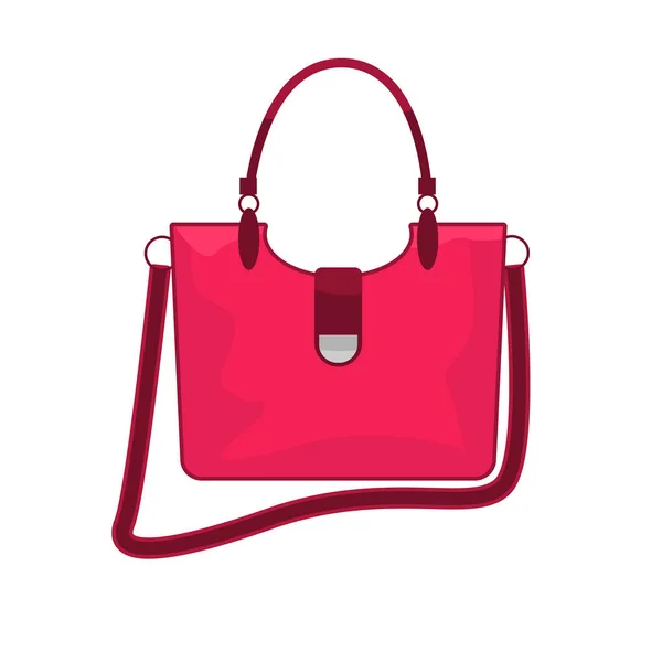 Современная и модная икона женской сумки. Векторная иллюстрация . — стоковый вектор
