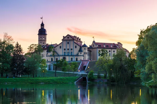 Hrad v Ňasviž, Minsk, oblast, Bělorusko. — Stock fotografie