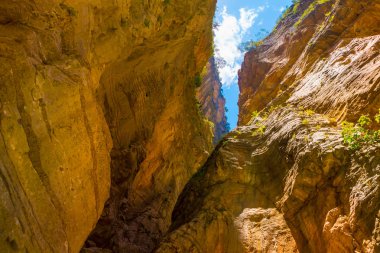 Samiriye Gorge. Crete, Yunanistan