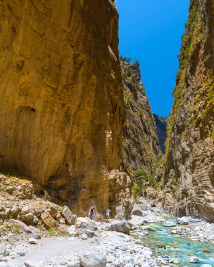 Samiriye Gorge. Crete, Yunanistan