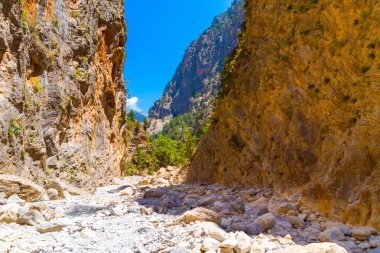 Samiriye Gorge. Crete, Yunanistan