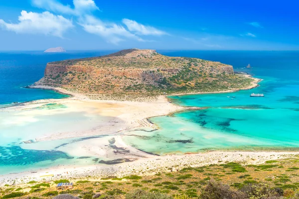 Tropikal plaj. Balos lagün, Crete, Yunanistan