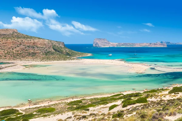 Tropikal plaj. Balos lagün, Crete, Yunanistan
