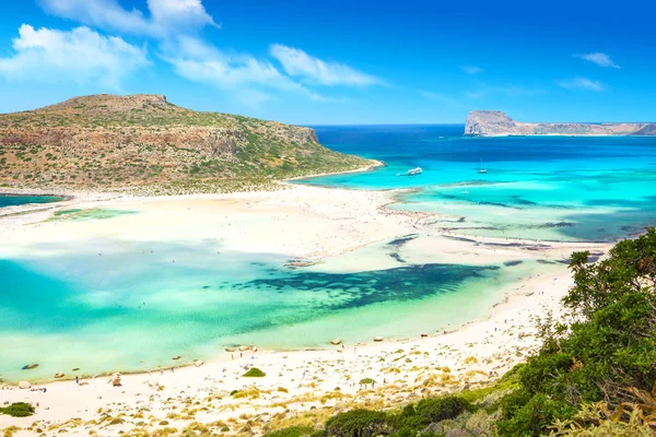 Tropikal plaj. Balos lagün, Crete, Yunanistan