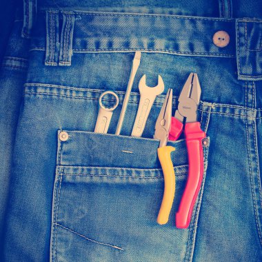 kot işçileri cebin çeşitli araçlar