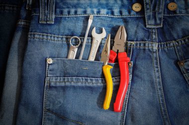 kot işçileri cebin çeşitli araçlar