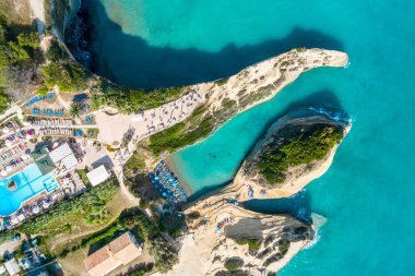 Ünlü Canal Damour Sidari - Korfu, Yunanistan içinde