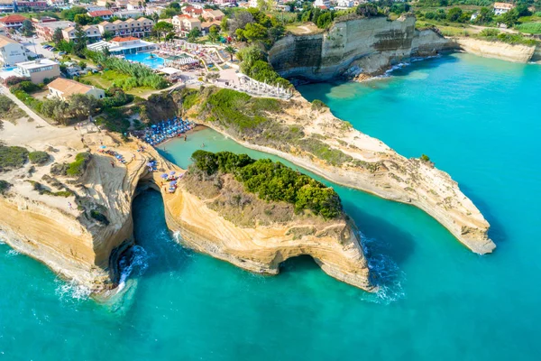 Berühmter kanaldamour in sidari - korfu, griechenland — Stockfoto