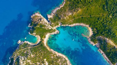Porto Timoni: Korfu, Yunanistan inanılmaz güzel Çift Kişilik Plaj olduğunu