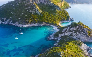 Porto Timoni: Korfu, Yunanistan inanılmaz güzel Çift Kişilik Plaj olduğunu