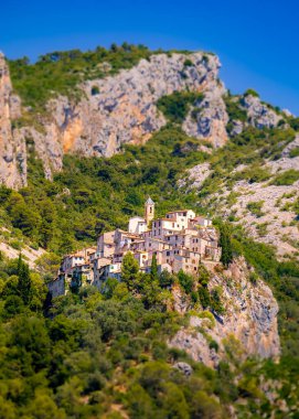 Peillon Köyü, Provence, Güney Fransa