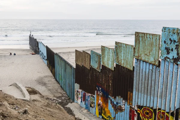 Tijuana Baja California Mexico Oktober 2018 Wandmalereien Auf Der Mexikanischen — Stockfoto