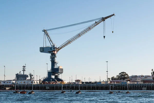 Coronado California Marzo 2017 Una Grúa Utilizada Para Cargar Buques —  Fotos de Stock