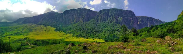 Azerbaycan Cumhuriyeti'nin Quba ilçesinden panoramik görüntü