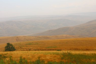 Azerbaycan dan dağ manzarası