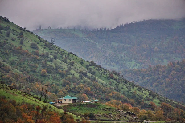 Paysage d'automne des montagnes de Talysh, Azerbaïdjan — Photo