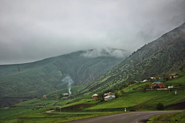 Осенний пейзаж Талышских гор, Азербайджан — стоковое фото