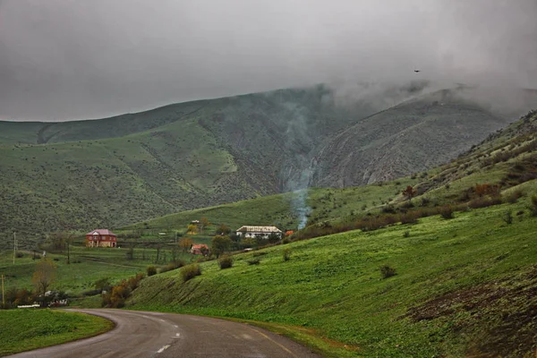 Paisaje otoñal de las montañas de Talysh, Azerbaiyán — Foto de Stock