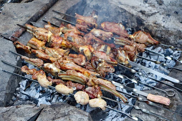 Alanında Kebap yemek