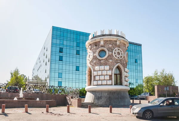 Moscou Russie Mai 2018 Tour Sécurité Ronde Bâtiment Centre Affaires — Photo