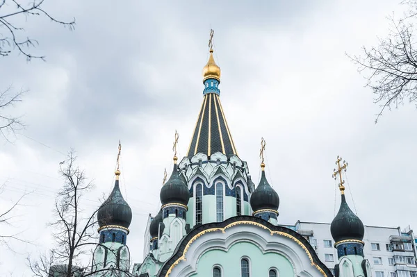 Moscow Russia Dome Church Resurrection Sokolniki — Stock Photo, Image