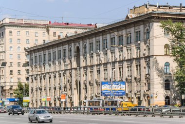 Moskova, Rusya - 21 Ağustos 2010: Rus aydınlatma Araştırma Enstitüsü sı Vavilov (Vnisi) sonra prospect Mira adlı