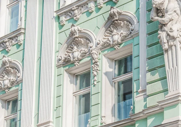 Moscovo Rua Ilinka Fragmento Edifício Antigo Banco Comercial Volga Kama — Fotografia de Stock