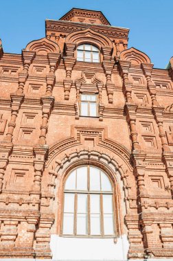 Tüm kim Moskova manastırda üzüntü All merhametli kurtarıcı eski harap Katedrali. Parça