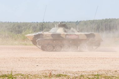 Alabino askeri eğitim alanı, Moskova Oblast, Rusya Federasyonu - 26 Ağustos 2018: Uluslararası Forumu ordu-2018. 