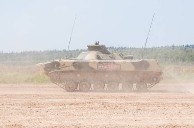 Alabino askeri eğitim alanı, Moskova Oblast, Rusya Federasyonu - 26 Ağustos 2018: Uluslararası Forumu ordu-2018. 