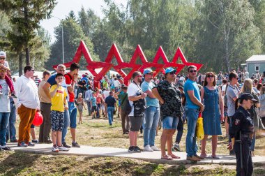 Alabino askeri eğitim alanı, Moskova Oblast, Rusya Federasyonu - 26 Ağustos 2018: Uluslararası Forumu ordu-2018. 