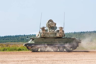 Alabino askeri eğitim alanı, Moskova Oblast, Rusya Federasyonu - 26 Ağustos 2018: Uluslararası Forumu ordu-2018. 