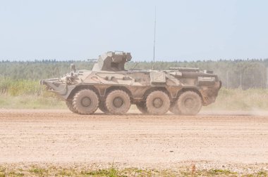 Alabino askeri eğitim alanı, Moskova Oblast, Rusya Federasyonu - 26 Ağustos 2018: Uluslararası Forumu ordu-2018. 