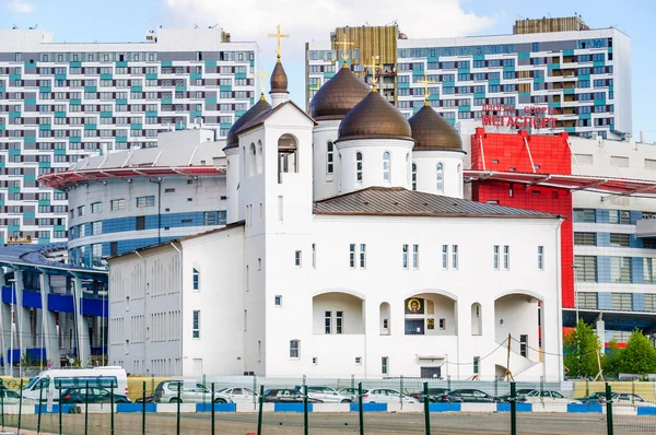 Moskva Rusko Května 2017 Church Sergius Radonezh Chodynském Poli Fragment — Stock fotografie