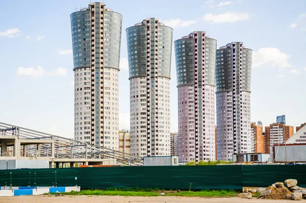 Moscow Rússia Maio 2017 Fragmento Complexo Residencial Grand Park Campo — Fotografia de Stock