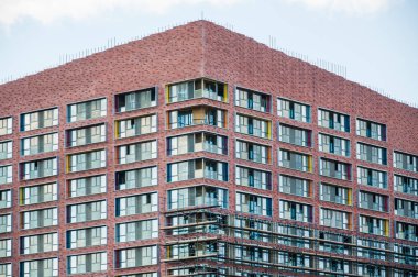 Moskova, Rusya - 18 Mayıs 2017: Konut kompleksi 