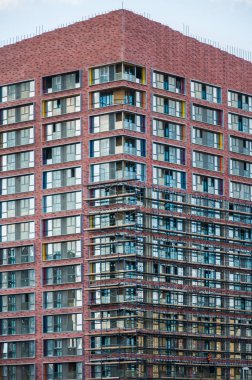 Moskova, Rusya - 18 Mayıs 2017: Konut kompleksi 