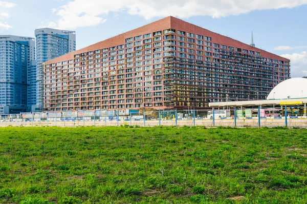 Moscou Russie Mai 2017 Bâtiment Occidental Complexe Résidentiel Liner Sur — Photo