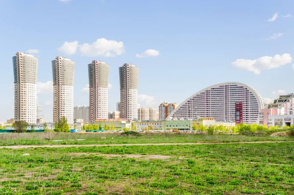 Moskou Rusland Mei 2017 Khodynka Field Voor Wederopbouw Residentiële Complex — Stockfoto